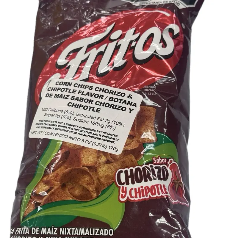 Fritos chorizo y chipotle Fritos chorizo y chipotle