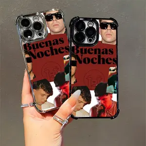 Quevedo Latin Pop Fan Phone Case Featuring Buenas Noches Design for Music Lovers & Band Fans Compatible with iPhone 11/12/13/14/15/16 (Pro Max/Plus)