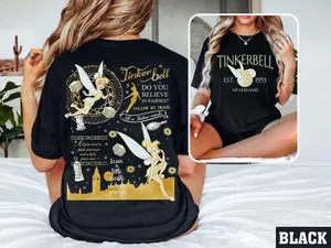 Vintage D.ney Princess Tinkerbell Shirt, Tinkerbell Princess Shirt, Tinkerbell 1953 Neverland Shirt, D.ney Girls Trip, D.ney Princess Tee
