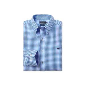 Youth Brentwood Gingham Performance Dress Shirt