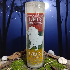 Leo The Lion Palm Wax Candle / Vela de Cera De Palma Leo El Leon Decor Nature Ornaments Decoration