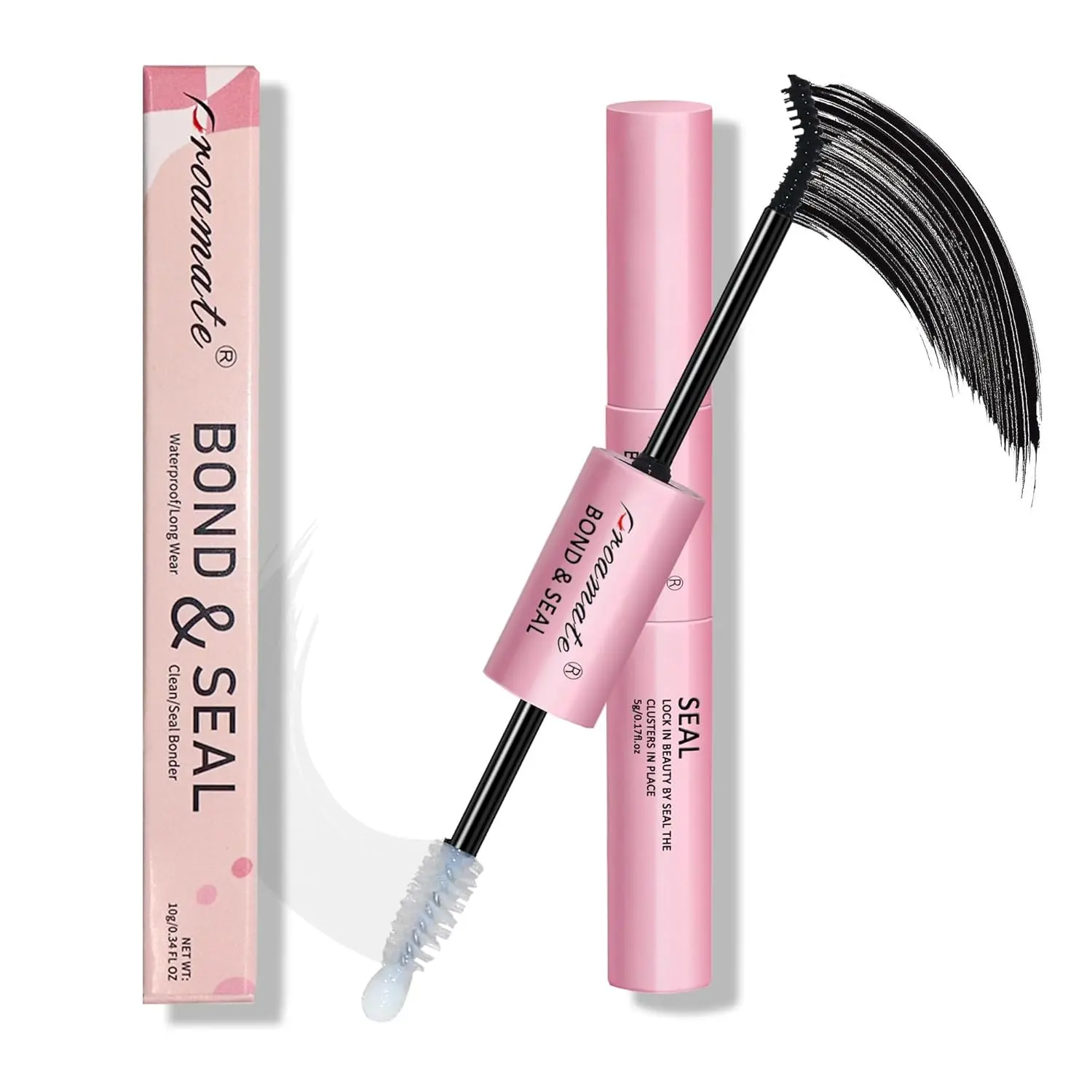 Super Strong Hold Cluster Lash Bond and Seal Glue, Latex-Free Waterproof Eyelash Adhesive for Eyelash Extensions, Eyelashes Extensions
