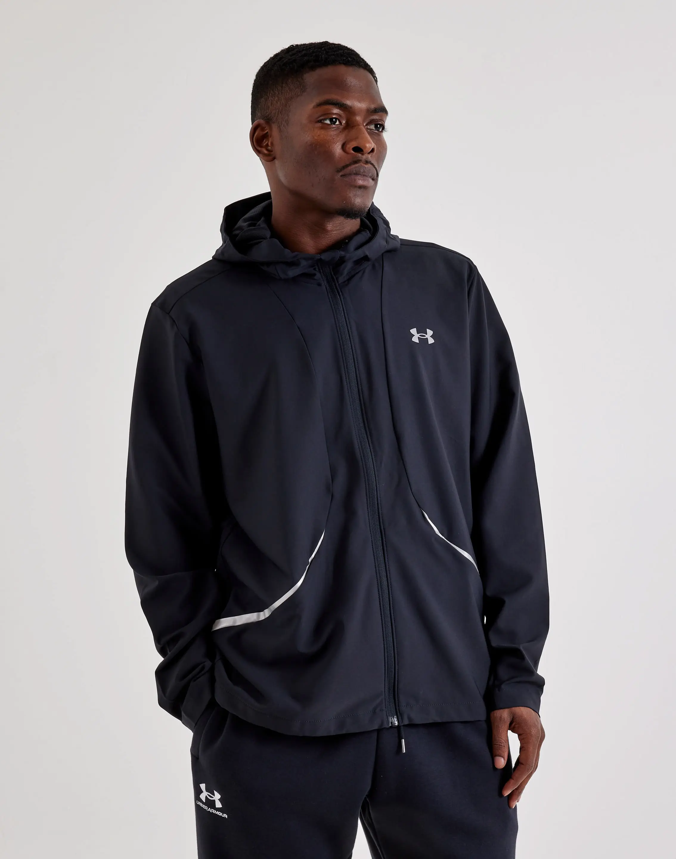 Mens Under Armour Unstoppable Full-Zip Performance Hoodie