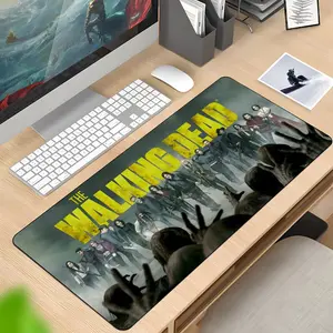 The Walking Dead   Mouse Pad  Rubber Antislip Keyboard Pad 40x90cm  Mousepad Gaming Accessories XXL Office Computer Mat Desk Accessories
