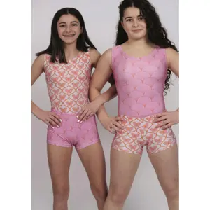 Foxy's Girls Gymnastics Leotard and Shorts Set - Butterflies for Days - Limited Edition!