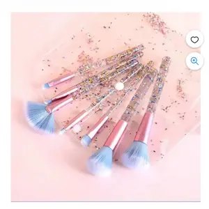 Glittered Candy Cosmetic Makeup Brush Set