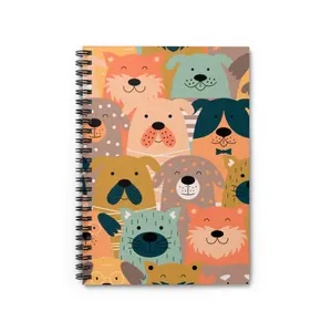 Happy Dogs Spiral Notebook