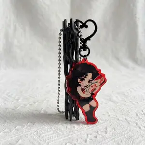 Obsession Nikki One Wish Willow Prop Replica Inspired Keychain Charm, Horror Film Fan-Made Collection