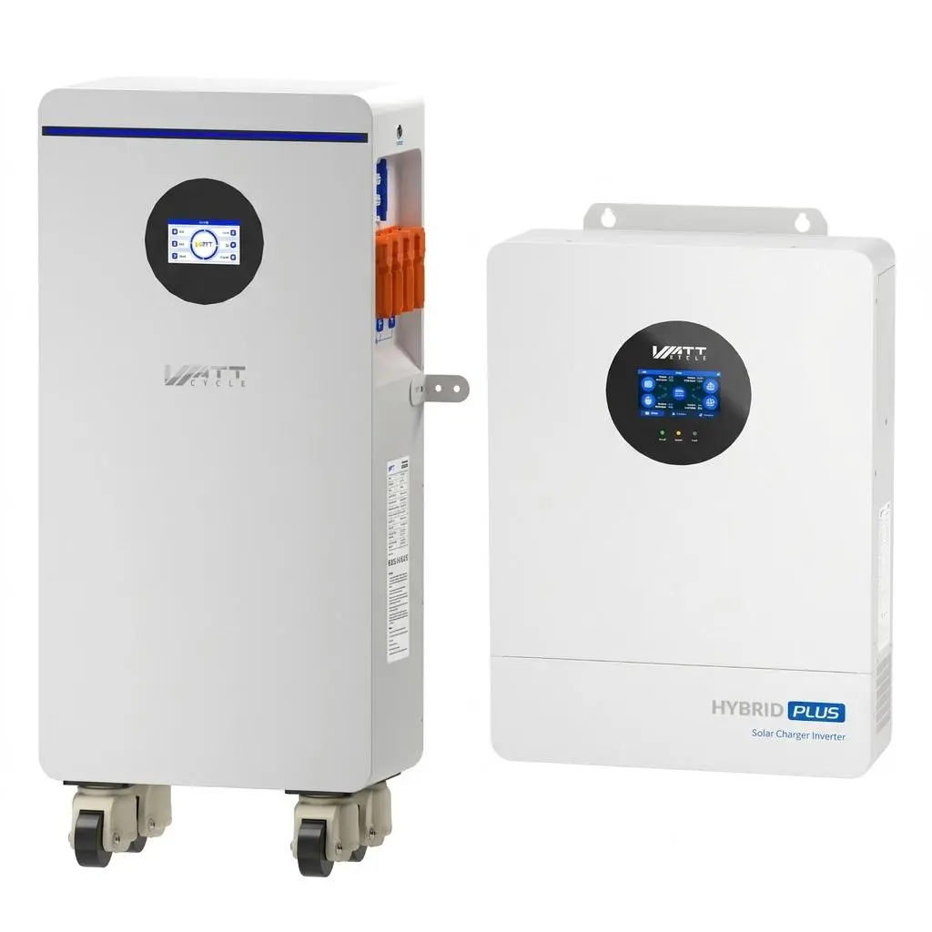 【Bundle】【Freight Shipping】WattCycle Storm-Ready Power System Kit 48V 12kW Hybrid Inverter + 48V 314Ah 16kWh Battery LiFePO4  Lithium Battery with Smart BMS, Bluetooth, Active Balancing & Communication solar system