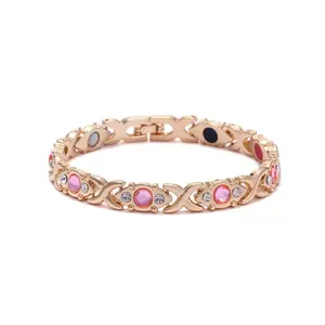 Women's Pure Copper Magnetic Bracelet- Four-Leaf Clover Minimalist Jewelry·Pure Copper Material 3500 Gauss Effective Magnets	Four-	 Leaf Clover Design	·Minimalist Style	 Ideal Gift Choice