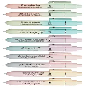 Creative Neutral Pen for Smooth Writing, Quick-Dry Note Taking, Inspirational Ballpoint Pen Scripture Gift, Perfect for Nurses and Worship