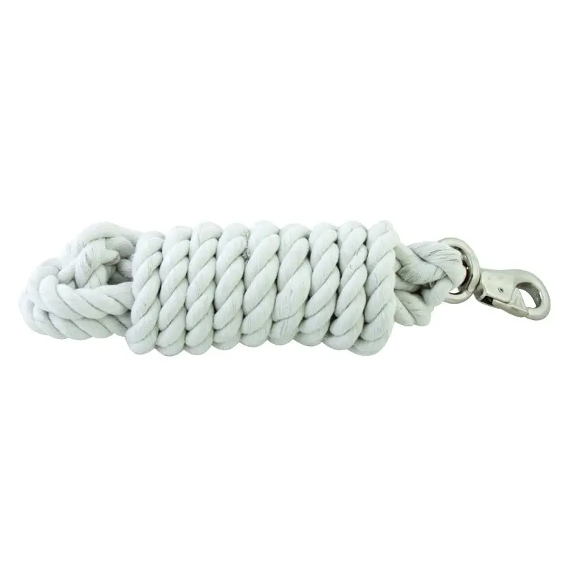 Jeffers Colorful Cotton Horse Lead Ropes with Nickel-Plated Bull Snap, 10' L Jeffers Colorful Cotton Horse Lead Ropes with Nickel-Plated Bull Snap, 10' L