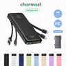 Charmast 20,000mAh Ultra-Slim Power Bank & Portable Charger – 20W Fast Charging with Built-in Cables for Smartphones, Tablets & USB-C Devices – Travel-Friendly Rechargeable Battery Pack，travel essentials  #TikTokShopFallDealsForYou