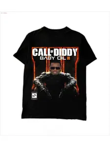 2026 men women Menswear Call of Diddy Party Brainrot Sigma T Shirt Round Neck short sleeves