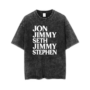 Late Night Kings Roster Tee, Talk Show Host Legends Shirt, Minimalist Comedian Graphic, TV Host Fan Merch, Crew Neck T-Shirt, Short Sleeve, Unisex Vintage Top, Streetwear Style