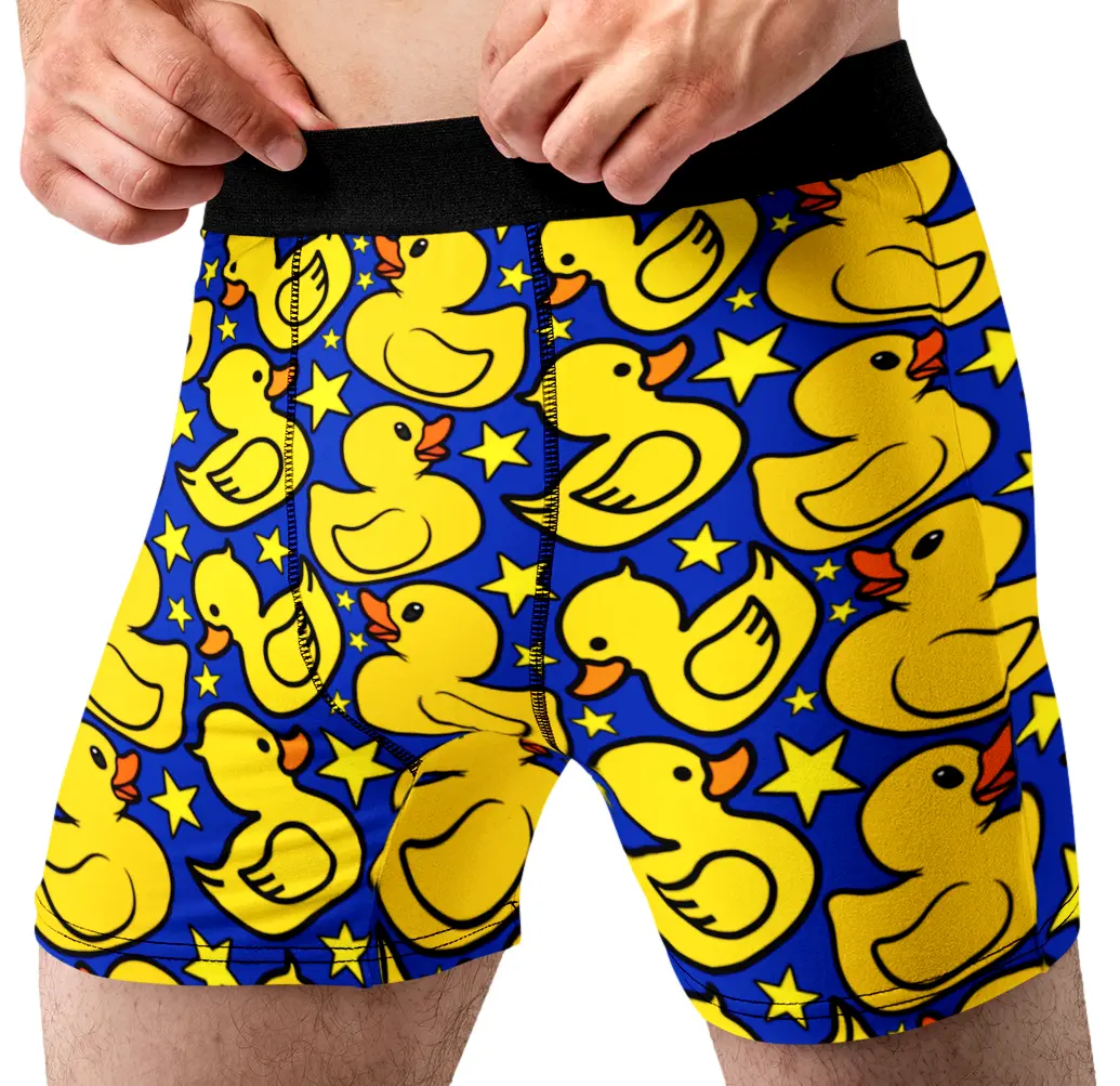 Random Stock Apparel Rubber Ducky Men's Boxer Briefs Novelty Underwear
