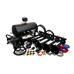 HornBlasters Shocker S6 544K Nightmare Edition Train Horn Kit 5-Gallon 150 PSI 12-Volt with Multi-Purpose Air System HornBlasters Shocker S6 544K Nightmare Edition Train Horn Kit 5-Gallon 150 PSI 12-Volt with Multi-Purpose Air System
