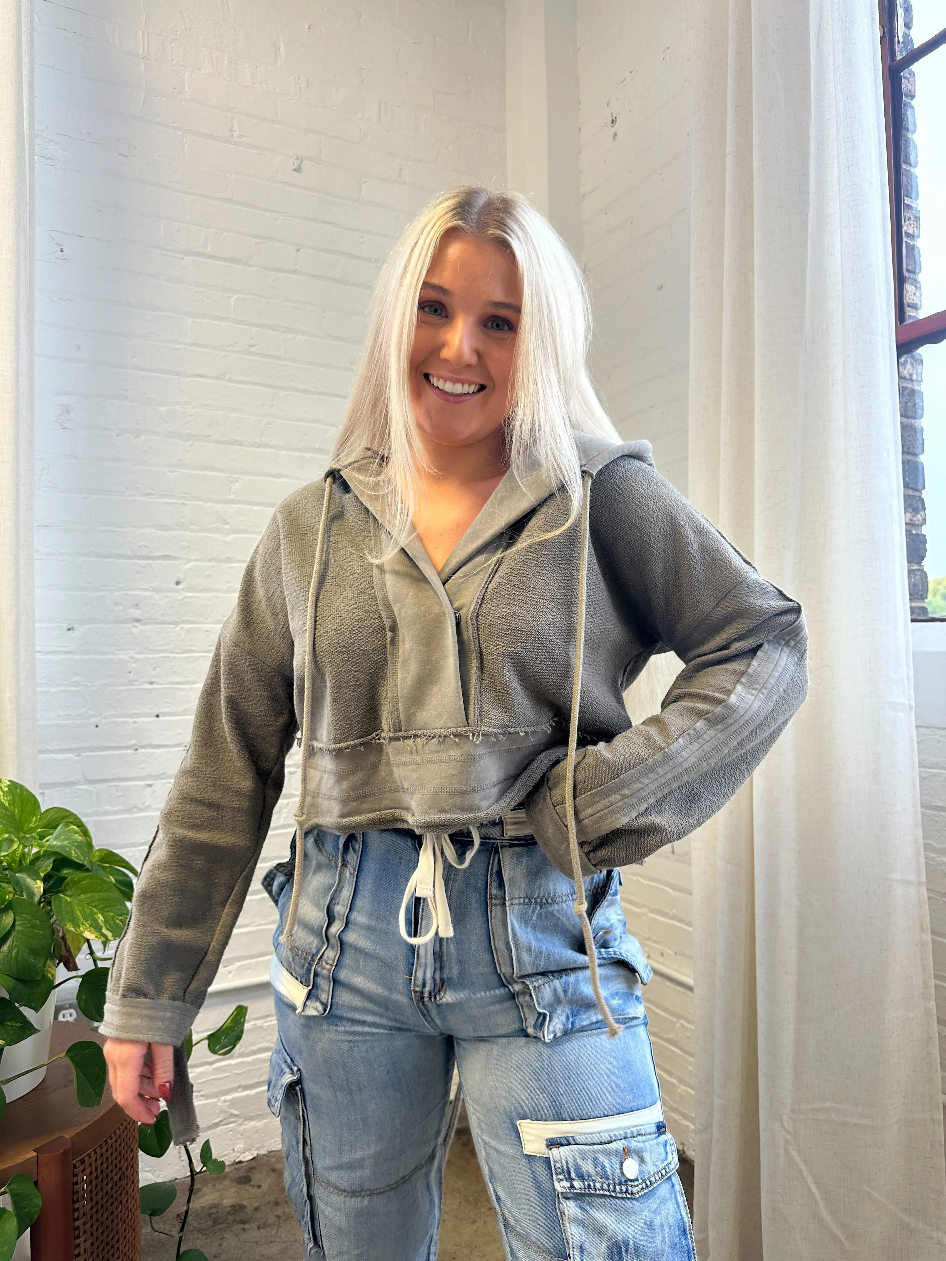 Attirely Cinched Hoodie