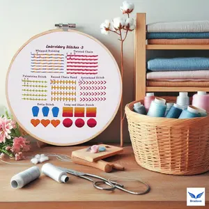 4Pcs DIY Stitches Embroidery Kit for Beginners Adults, Includes Stamped Flower Pattern, Hoop, Color Threads, Tools Perfect Gift for Yourself and Loved Ones