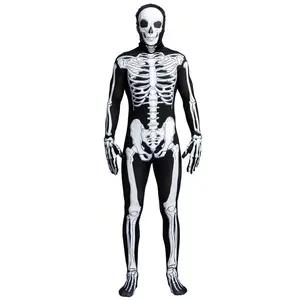 Men's Skull Jumpsuit Halloween Costume with Hood Mask bats decor Witch Cauldron Aromatherapy decoradoras de eventos Berry Flavored Elf on the Shelf Stockings bat sqft spider web decoration skeleton plastic Ghost Plush Pillowcase Harvest Festival Pumpkin