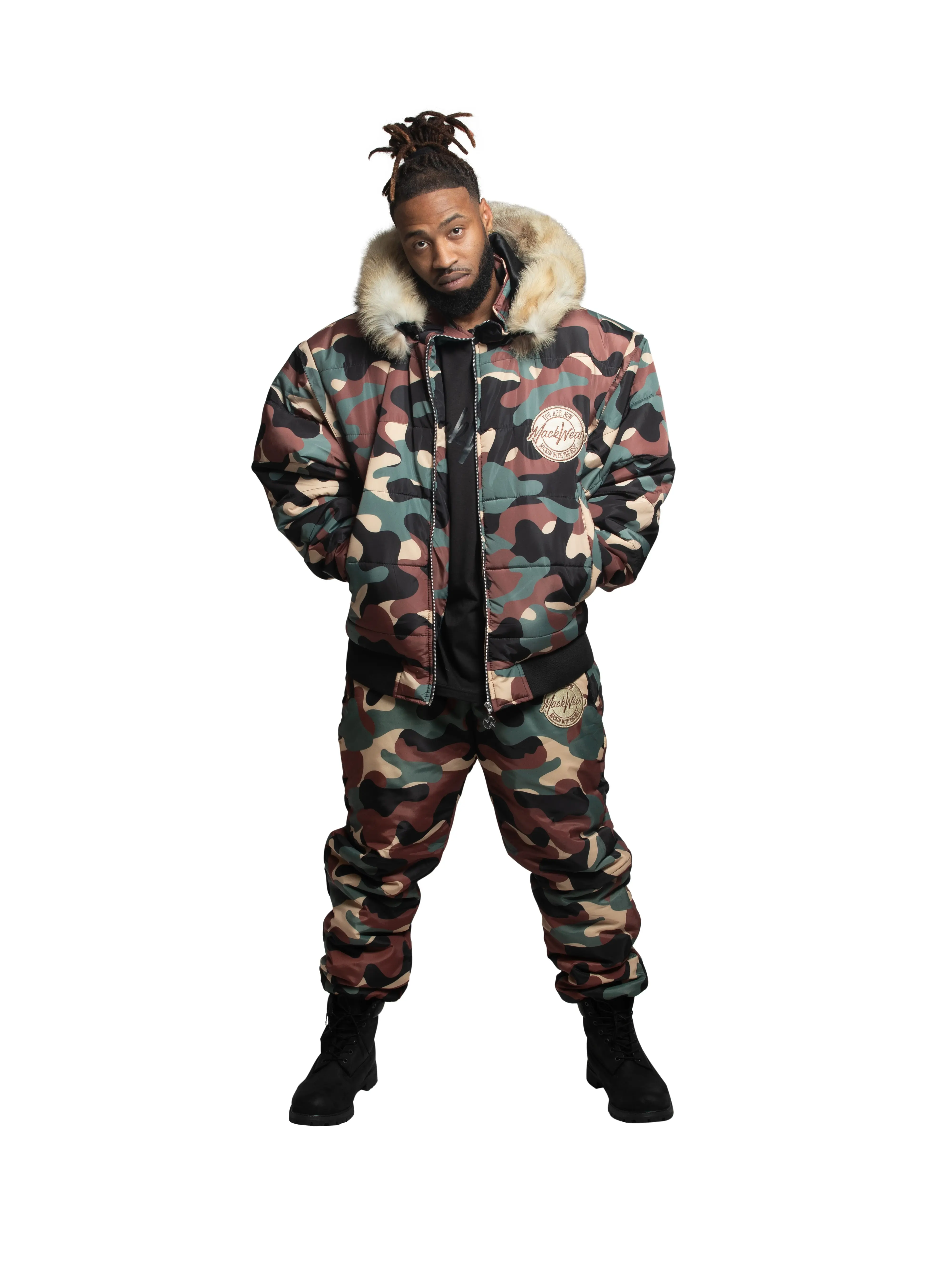 Mackwear Camouflage signature Bubble Coat Mackwear Camouflage signature Bubble Coat