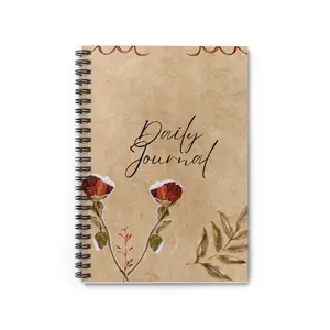 Floral Daily Journal Notebook | Bullet Journal, Writing Diary, Gift for