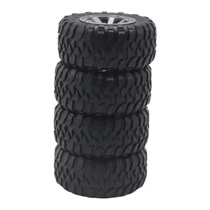 73mm Big Wheel Tire Tyre for WPL C14 C24 B24 B36 MN D90 MN-90 MN99S FY003 FY004 RC Car Upgrade Parts Accessories