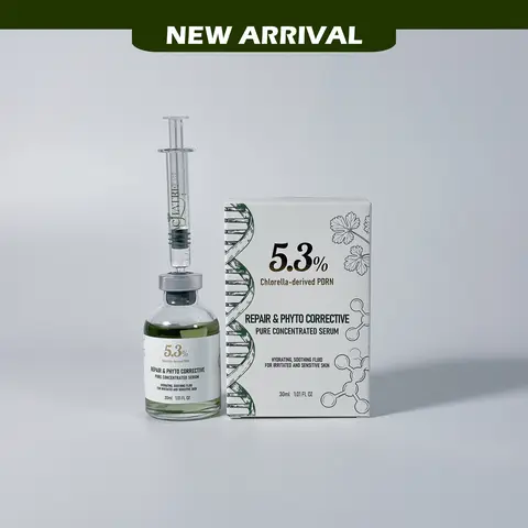 LACHATRE BEAUTY 5.3% Chlorella PDRN Concentrate Serum - 30 ml Plant-Based, Fragrance-Free, Oil-Free, Lightweight Serum for Sensitive, Acne-Prone Skin, Post-Microneedling Calming Repair, Sun Protection, Nanomist-Compatible