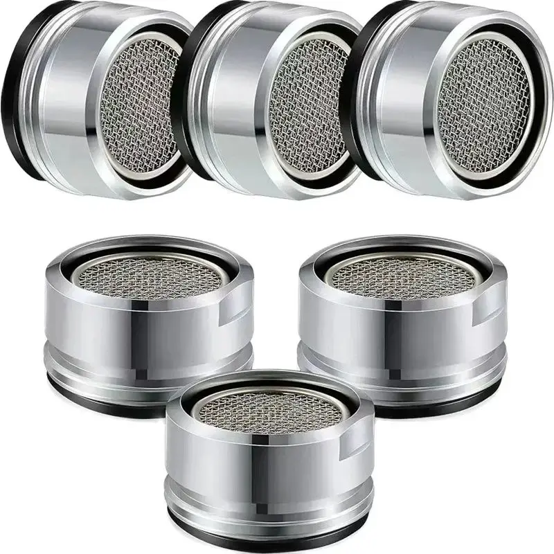Brass Water Saving Faucet Tap Aerator with Replaceable Filter Mixed Nozzle 24mm Thread - Bathroom Faucet Bubbler Replacement