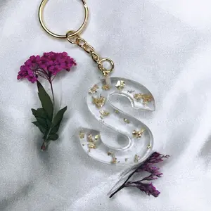 Handmade Resin Keychain - Non Toxic Resin - Customized Keychain