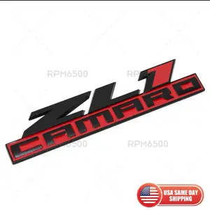 Chevy ZL1 Camaro Truck Lid Bumper Letter Logo Emblem Badge Sticker Racing Sport 3M ADHESIVE