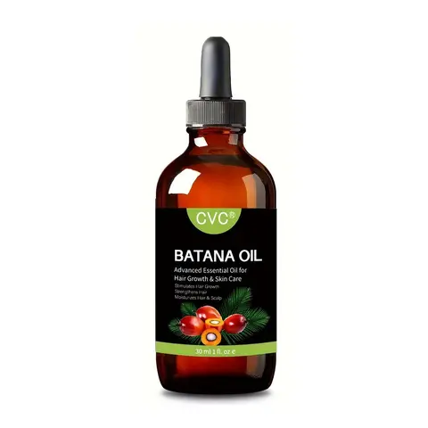 Batana Oil Hair Growth Dropper Bottle - Castor Oil-Infused Scalp Care Treatment Serum for Curly & Dry Hair Adults, Anti Frizz Curl, Argan-Hydrating Moisturizing Hydrate, Smooth Restore, Winter Repair Holiday Gift Idea