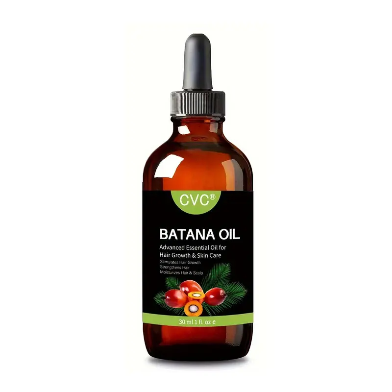 Batana Oil Hair Growth Dropper Bottle - Castor Oil-Infused Scalp Care Treatment Serum for Curly & Dry Hair Adults, Anti Frizz Curl, Argan-Hydrating Moisturizing Hydrate, Smooth Restore, Winter Repair Holiday Gift Idea