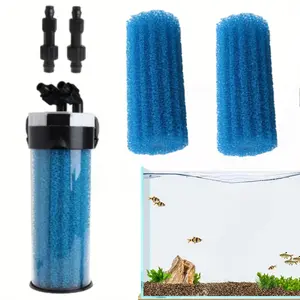 1Set External Power-Free Filter Bucket for Aquariums, Pre-Filter Bucket, Suitable for Freshwater And Saltwater Tanks, Aquarium Accessories