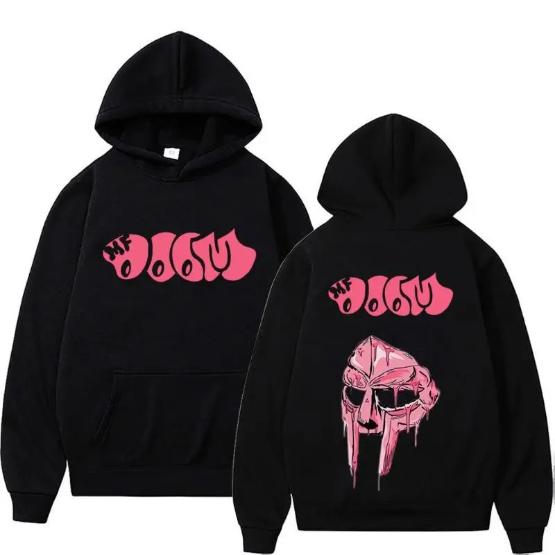 Rapper Mf Doom Madlib Madvillain Hoodies Men New Hip Hop Casual Hoodie Vintage Loose Hoodie Y2K Clothes Sweatshirts Sweatshirt, Hoodie, Comfort Colors