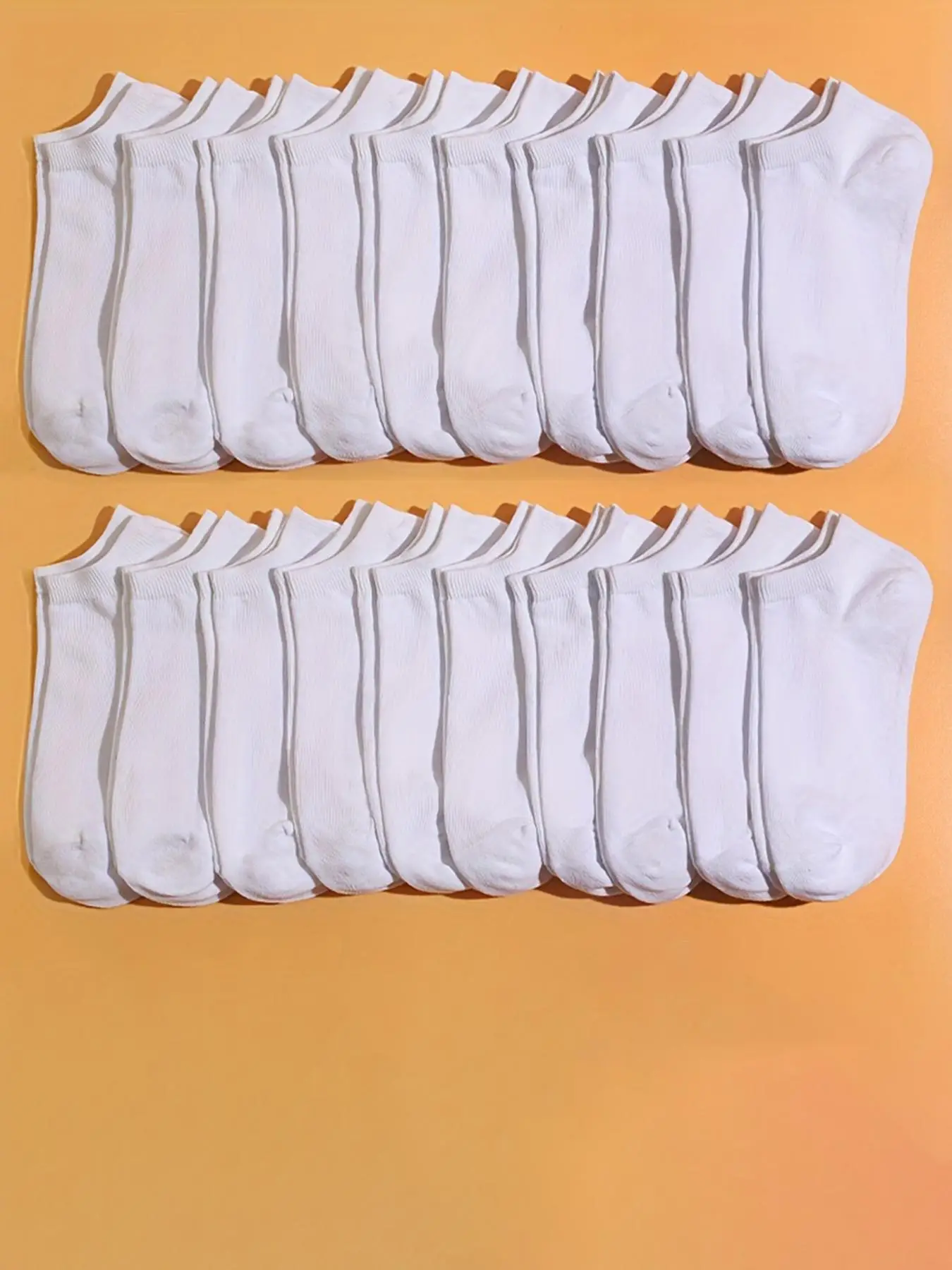 Men's Solid Color Ankle Socks, Stylish Plain Minimalist Low Cut Socks, Multipack Anti-odor Knit Crew Socks, Men's Socks & Hosiery, Menswear Underwear