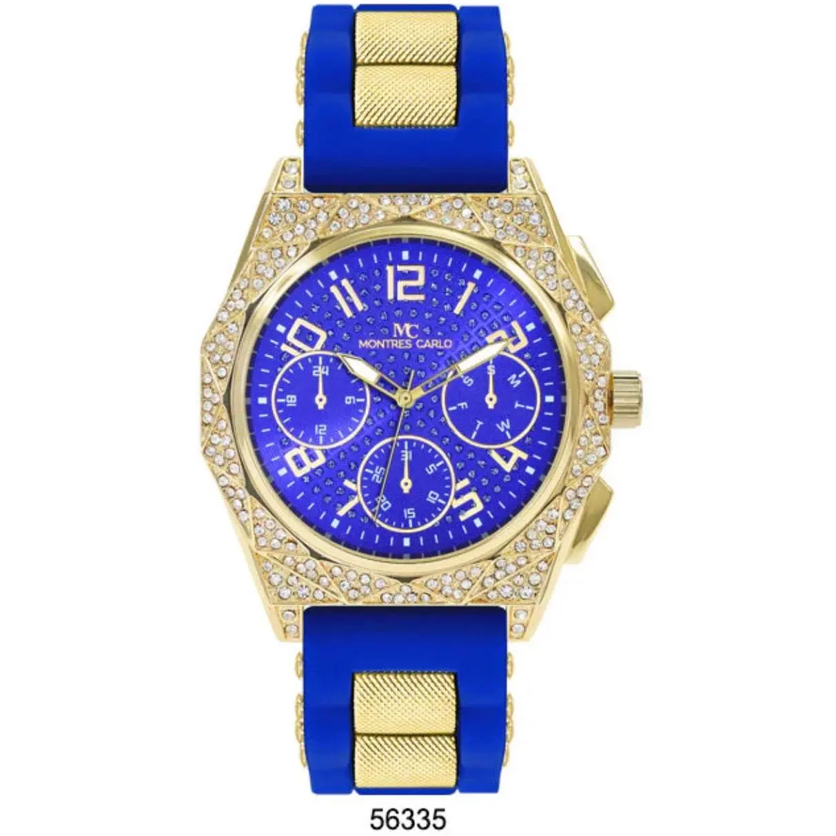 Montres Carlo Silicon Band Watch (56335)
