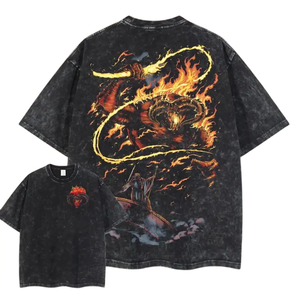 Balrog Vintage Shirt, Fantasy Shirt Unisex, Lotr Movie Fan Gift