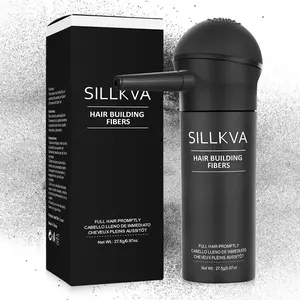 SILIKVA Hair Fiber Spray Applicator Kit - Precision Application for Instant Fullness, Natural Looking Coverage, 0.97oz, Scalp Coverage, Quick Touchup, Discreet Styling, Seamless Blend, Nondrip Formula, Lightweight Texture, Temporary Fullness
