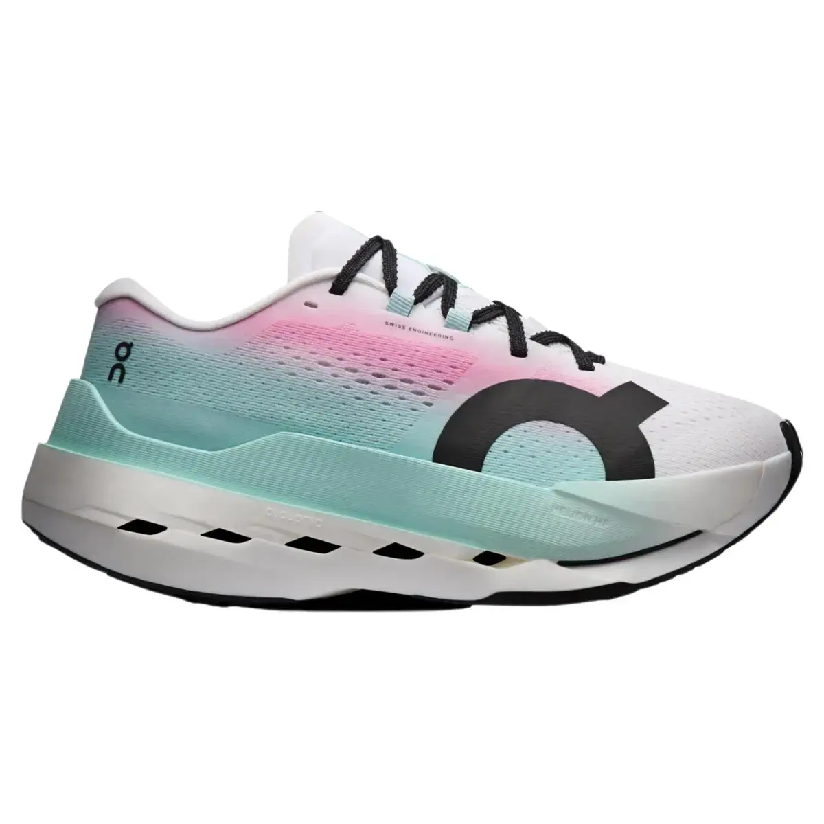 On Running Cloudboom Max White Celeste Women's Fashion Shoes New