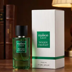 Maison Luxe Woody Delight 110ml Eau De Parfum - Fresh Woody Unisex Long-Lasting Perfume with Aromatic Grapefruit Sage & Sandalwood Fragrance for Evening Wear