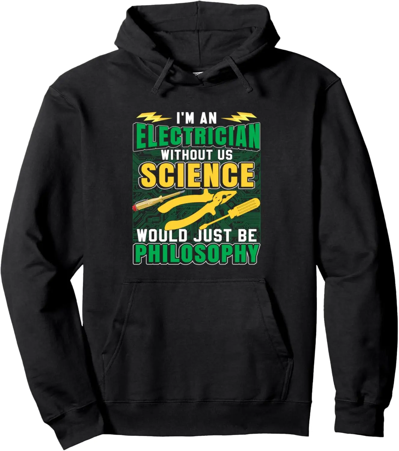 Im An Electrician | Short Box Ampere Electrician Electrition Pullover Hoodie