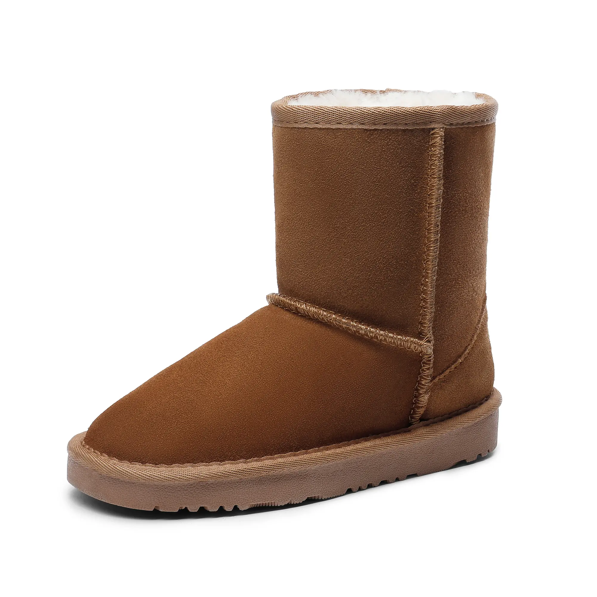 DREAM PAIRS KIDS Girls Boys Boots Kids Faux Fur Lined Winter Mid Calf Snow Boots baby  k  boot