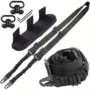 Outdoor-grade, durable, and practical adjustable quick-release crossbody shoulder strap; dual-point, multi-functional, quick-release sling effectively relieves shoulder pressure.