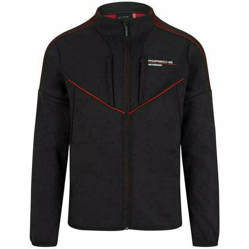 Porsche Motorsport Men's Fanwear Black Softshell Jacket