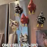 Cartoon Chicken Design Fridge Magnet, 3 Counts/set Cute Refrigerator Decorating Magnets, Personalized Refrigerator Magnet for Kitchen or Office Whiteboard, Magnetic Refrigerator Magnets