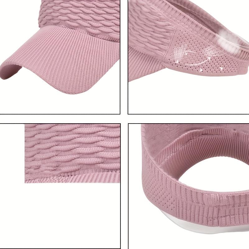 Spring/Summer Outdoor Sports Visor Cap Women's Open-Top Sun Hat for Students Sunshade UV Protection Ideal for School Outings and Sports Events