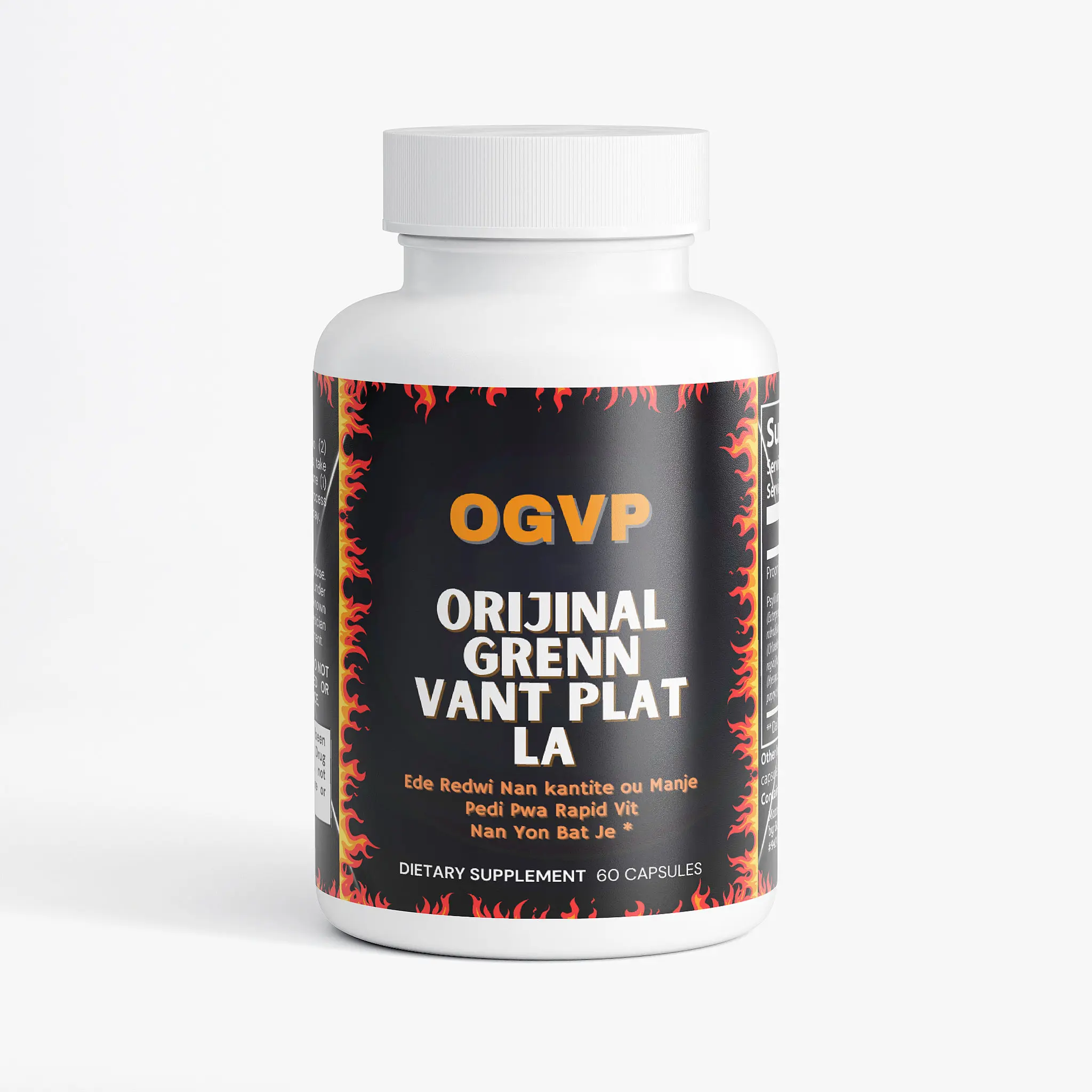 Natural Plant-Based Dietary Supplement Capsules with Herbs, Original Green Vant Plat La Formula, Healthcare Dietary Supplement for Nutrition & Wellness Support, Plant Based Supplement