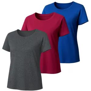 Women's Solid Color Crew Neck T-Shirt Summer Casual Essentials Fall/Winter Layering Short Sleeve Minimalist Slim-Fit Short Sleeve Minimalist Women's Everyday Top Street Style T-Shirt Women's Crop Top Black White Set