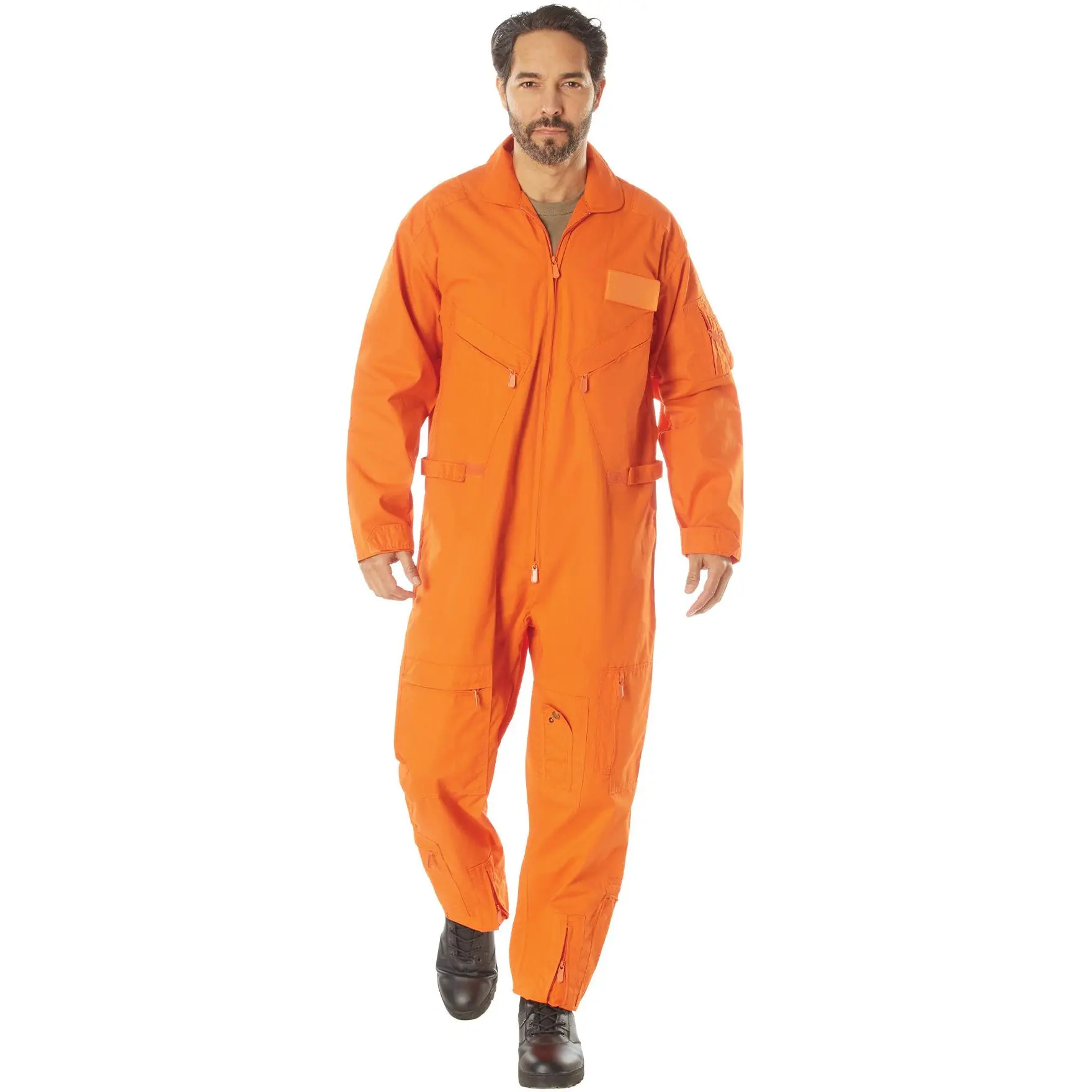Orange - Tactical Flight Suit US Air Force Style Pilots Coveralls